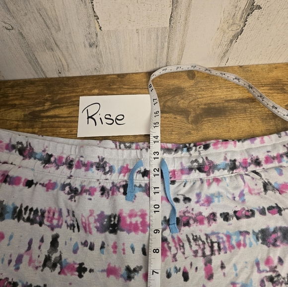 Secret Treasure Tie-Dye Lounge Shorts Womens Plus Size 2X - Picture 6 of 8